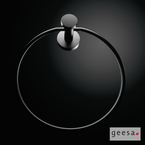 NEMOX GEESA Inox Black Matt Towel Ring